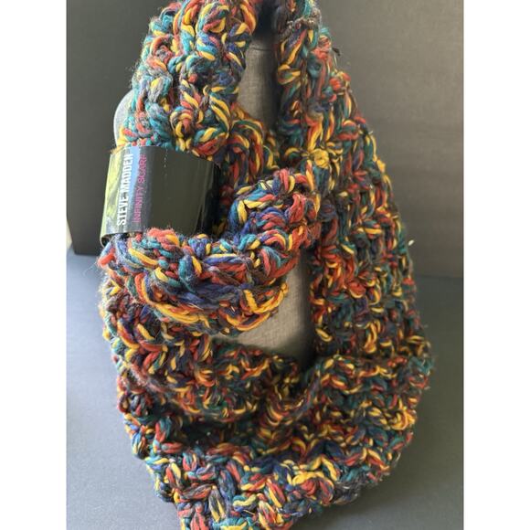 Steve Madden Infinity Scarf Chunky Neck Warmer One Size Unisex Boho Casual - Picture 1 of 5